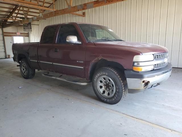 1GCEK19V71E113582 - 2001 CHEVROLET SILVERADO K1500 BURGUNDY photo 4