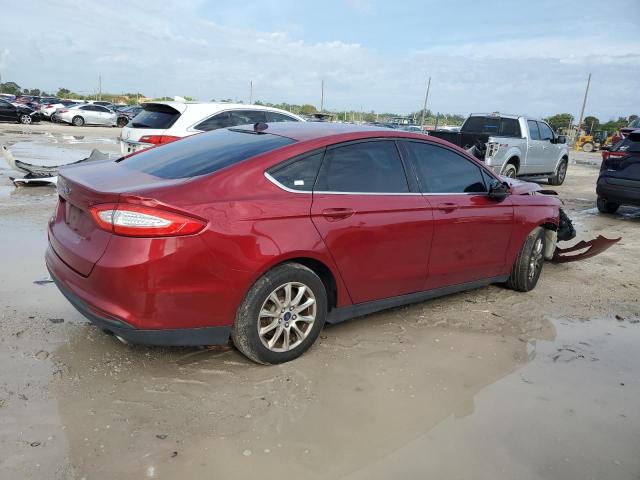 3FA6P0G78GR171149 - 2016 FORD FUSION S RED photo 3