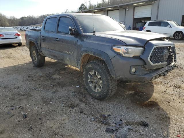 5TFCZ5AN0JX145705 - 2018 TOYOTA TACOMA DOUBLE CAB GRAY photo 4