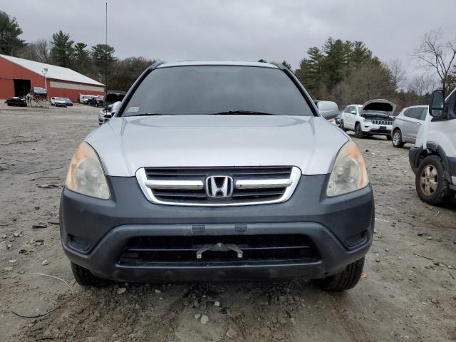 JHLRD78892C001828 - 2002 HONDA CR-V EX SILVER photo 5