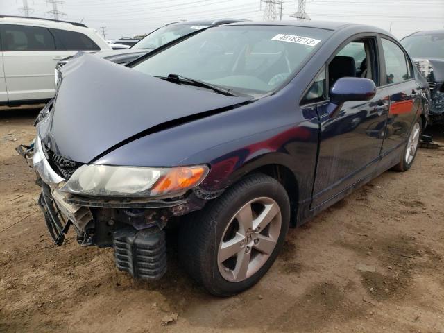 19XFA1F68BE030446 - 2011 HONDA CIVIC LX-S أزرق صورة 1