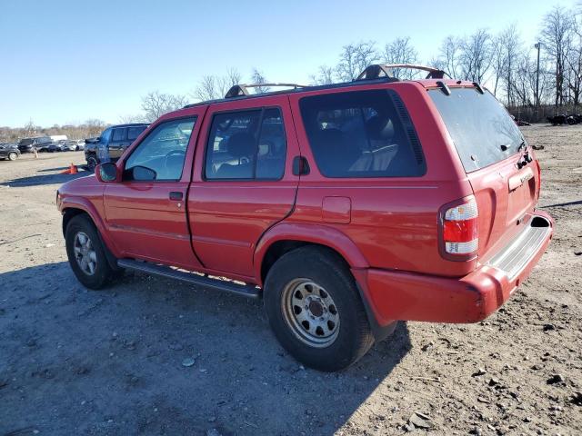 JN8DR09Y31W608856 - 2001 NISSAN PATHFINDER LE 红色 照片 2