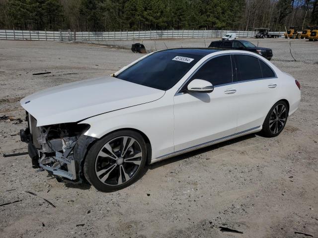 55SWF4JB4GU126579 - 2016 MERCEDES-BENZ C 300 WHITE photo 1