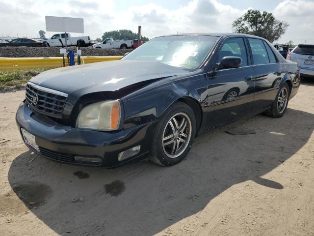 1G6KF57984U105735 - 2004 CADILLAC DEVILLE DTS BLACK photo 1