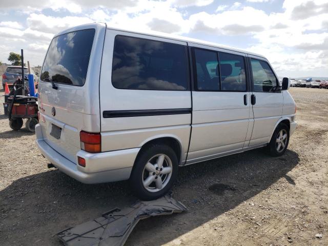 WV2KB47021H143570 - 2001 VOLKSWAGEN EUROVAN GLS SILVER photo 3