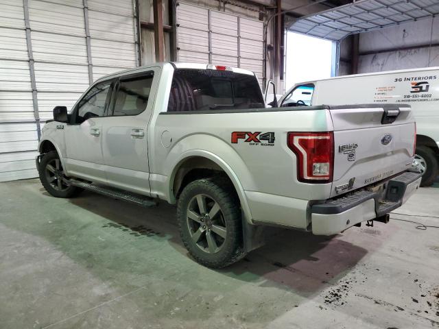 1FTEW1EF3FKE21022 - 2015 FORD F150 SUPERCREW SILVER photo 2