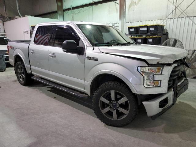 1FTEW1EF3FKE21022 - 2015 FORD F150 SUPERCREW SILVER photo 4