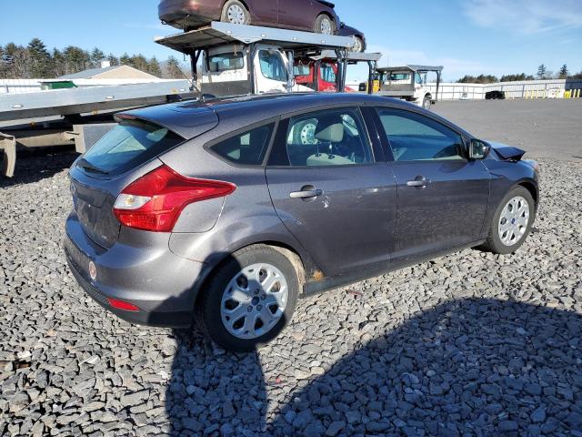 1FAHP3K25CL223707 - 2012 FORD FOCUS SE GRAY photo 3