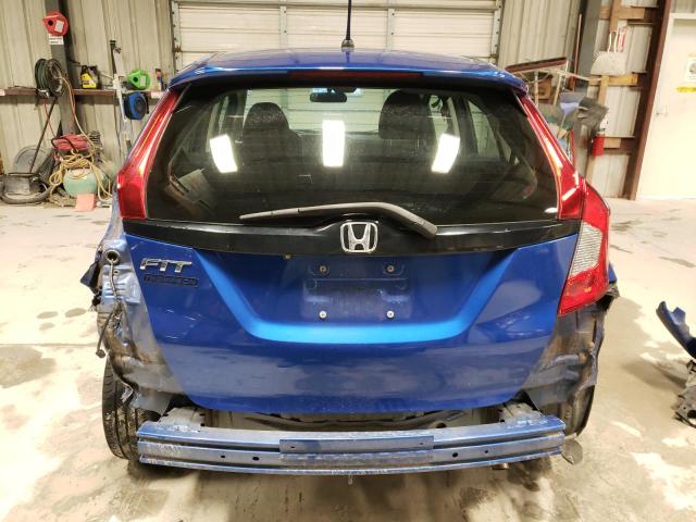 3HGGK5H4XJM726168 - 2018 HONDA FIT LX BLUE photo 6