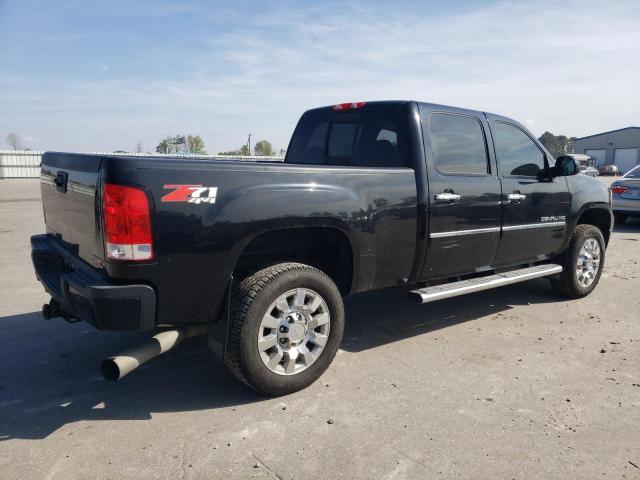 1GT125E8XDF242811 - 2013 GMC SIERRA K2500 DENALI BLACK photo 3