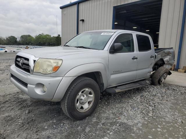3TMJU62N67M033984 - 2007 TOYOTA TACOMA DOUBLE CAB PRERUNNER SILVER photo 1