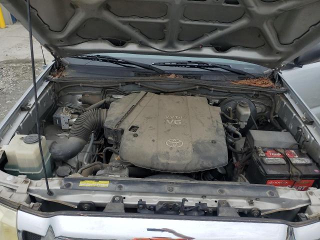 3TMJU62N67M033984 - 2007 TOYOTA TACOMA DOUBLE CAB PRERUNNER SILVER photo 11