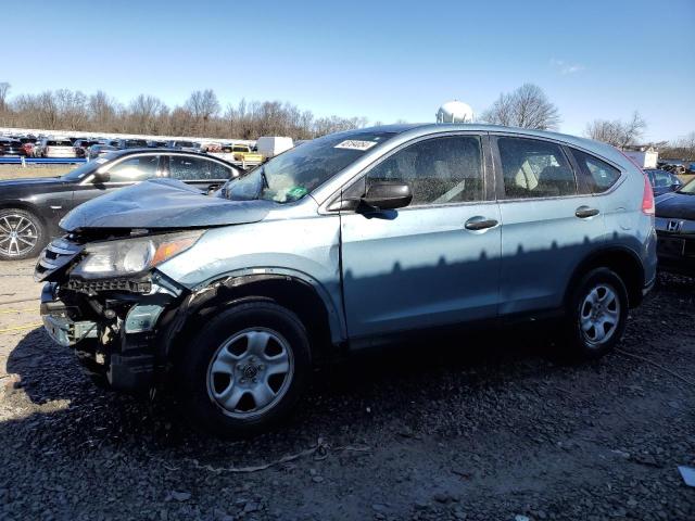 2HKRM4H33EH699054 - 2014 HONDA CR-V LX BLUE photo 1