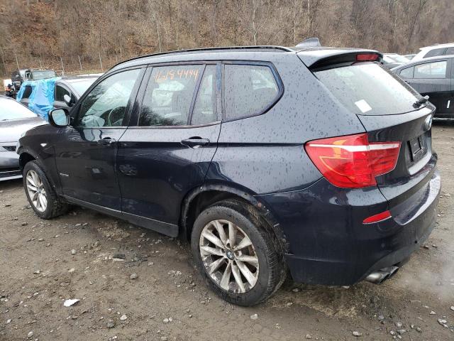 5UXWX9C55D0A12654 - 2013 BMW X3 XDRIVE28I BLACK photo 2