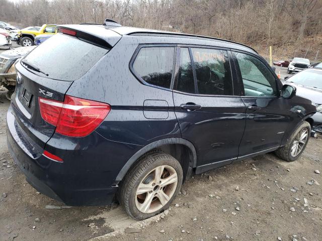 5UXWX9C55D0A12654 - 2013 BMW X3 XDRIVE28I BLACK photo 3