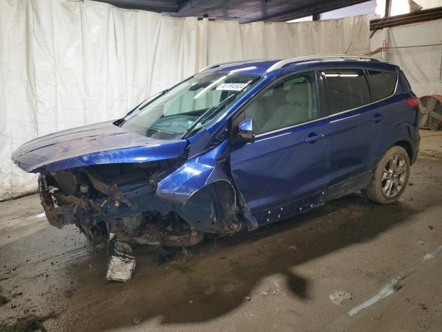 1FMCU9J99EUC77633 - 2014 FORD ESCAPE TITANIUM BLUE photo 1