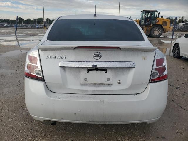 3N1AB6AP7CL689039 - 2012 NISSAN SENTRA 2.0 WHITE photo 6