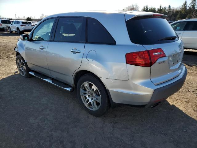 2HNYD28517H000320 - 2007 ACURA MDX SPORT SILVER photo 2