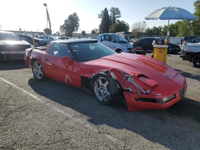 1G1YY2389M5117943 - 1991 CHEVROLET CORVETTE RED photo 4