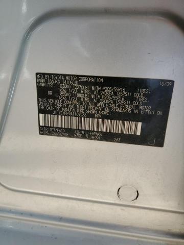 JTLZE4FE9A1109236 - 2010 TOYOTA SCION XB 银色 照片 12