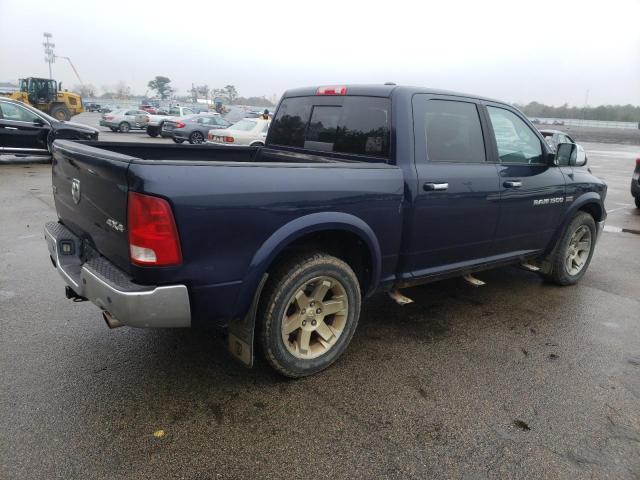 1C6RD7NT4CS211290 - 2012 DODGE RAM 1500 LARAMIE BLUE photo 3