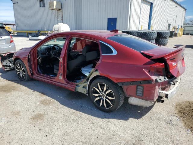 1G1ZG5ST7LF021123 - 2020 CHEVROLET MALIBU RS MAROON photo 2