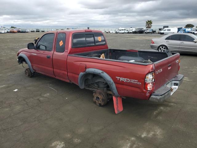 5TESN92NX4Z309097 - 2004 TOYOTA TACOMA XTRACAB PRERUNNER წითელი ფოტო 2