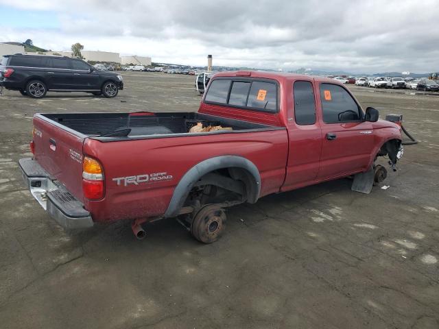 5TESN92NX4Z309097 - 2004 TOYOTA TACOMA XTRACAB PRERUNNER წითელი ფოტო 3