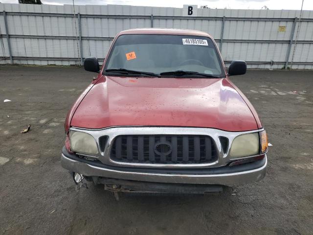 5TESN92NX4Z309097 - 2004 TOYOTA TACOMA XTRACAB PRERUNNER წითელი ფოტო 5