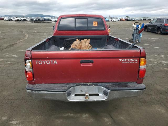 5TESN92NX4Z309097 - 2004 TOYOTA TACOMA XTRACAB PRERUNNER წითელი ფოტო 6