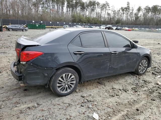 2T1BURHE9HC945824 - 2017 TOYOTA COROLLA L BLACK photo 3