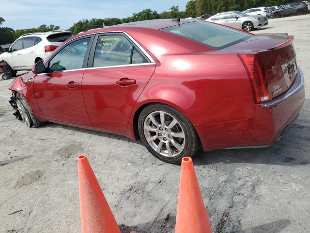 1G6DV57V280207764 - 2008 CADILLAC CTS HI FEATURE V6 RED photo 2