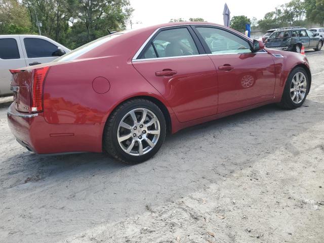 1G6DV57V280207764 - 2008 CADILLAC CTS HI FEATURE V6 RED photo 3