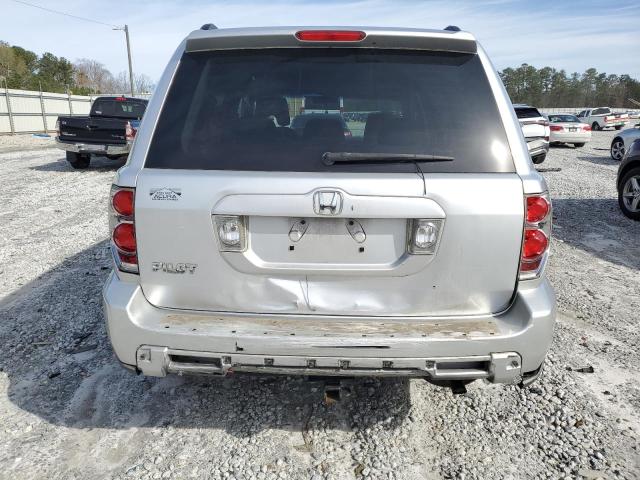 5FNYF28416B025729 - 2006 HONDA PILOT EX SILVER photo 6