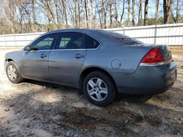 2G1WT55K869324183 - 2006 CHEVROLET IMPALA LT GRAY photo 2