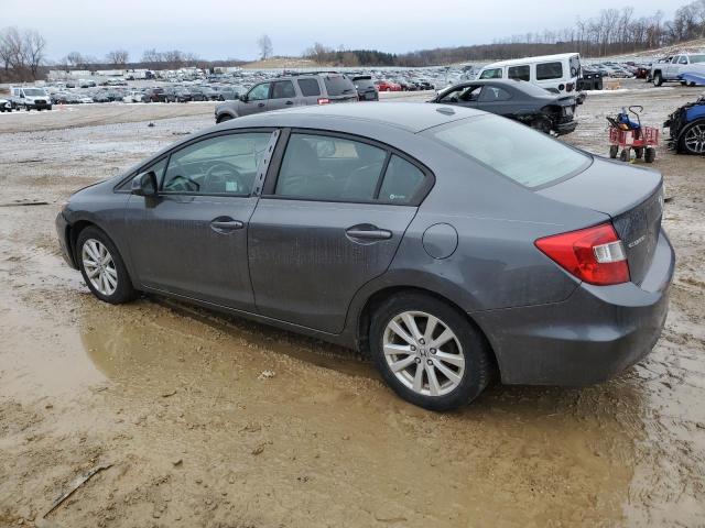 19XFB2F90CE023330 - 2012 HONDA CIVIC EXL ნაცრისფერი ფოტო 2