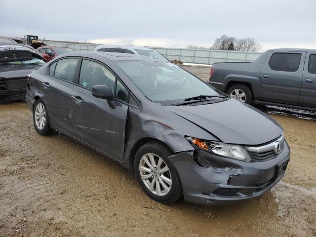 19XFB2F90CE023330 - 2012 HONDA CIVIC EXL ნაცრისფერი ფოტო 4