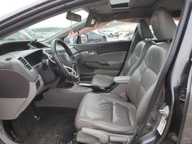 19XFB2F90CE023330 - 2012 HONDA CIVIC EXL ნაცრისფერი ფოტო 7