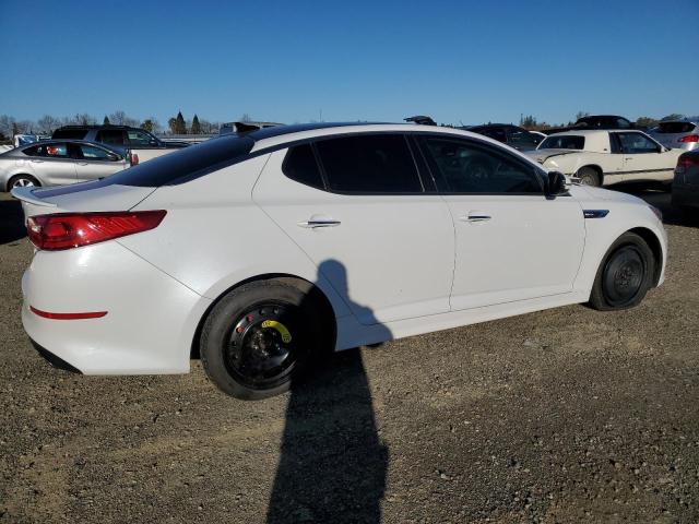 5XXGR4A66FG494712 - 2015 KIA OPTIMA SX WHITE photo 3