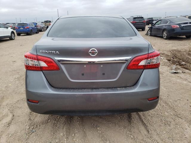 3N1AB7AP0FY300660 - 2015 NISSAN SENTRA S GRAY photo 6