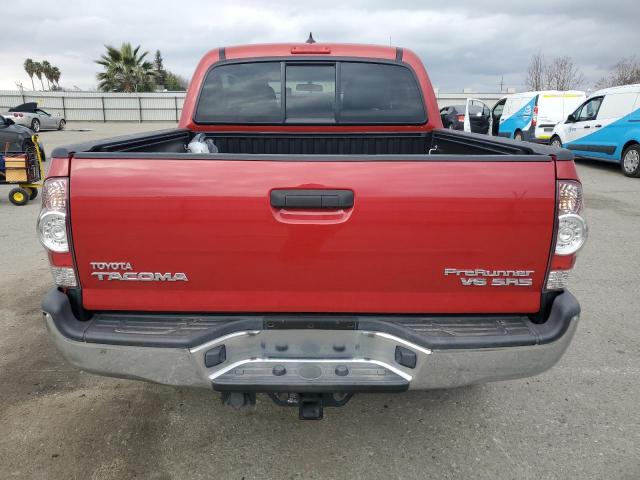 3TMJU4GN5FM183242 - 2015 TOYOTA TACOMA DOUBLE CAB PRERUNNER RED photo 6
