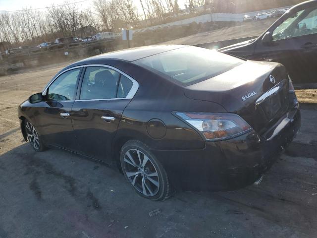 1N4AA5AP8EC455068 - 2014 NISSAN MAXIMA S BLACK photo 2