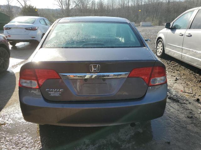 2HGFA1F50AH567470 - 2010 HONDA CIVIC LX GRAY photo 6