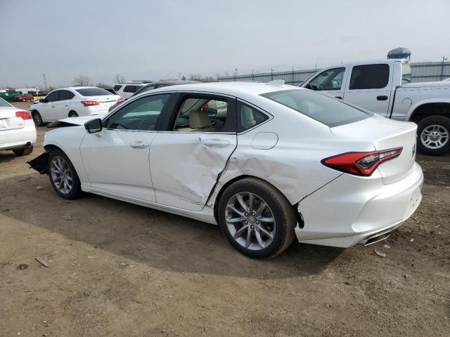 19UUB5F39MA000834 - 2021 ACURA TLX WHITE photo 2