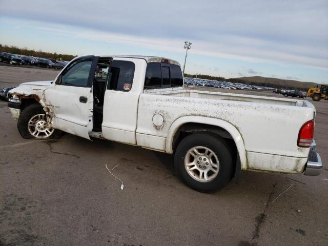 1B7GL32X62S601325 - 2002 DODGE DAKOTA SPORT WHITE photo 2