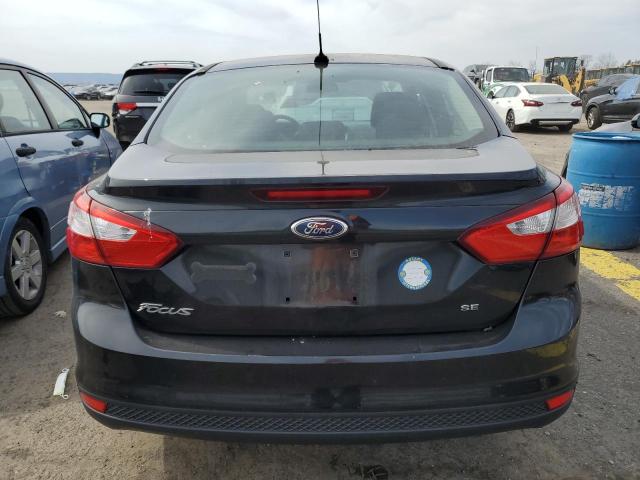 1FAHP3F25CL177418 - 2012 FORD FOCUS SE BLACK photo 6