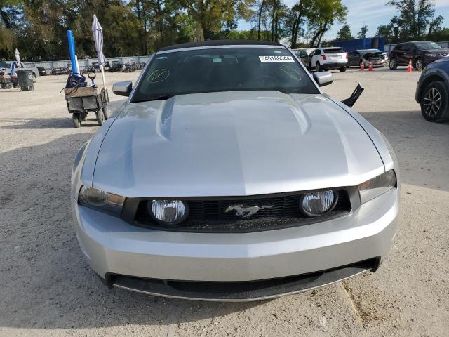 1ZVBP8FF8B5103457 - 2011 FORD MUSTANG GT SILVER photo 5