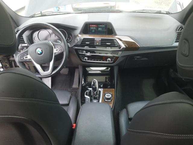 5UXTR9C51KLE17208 - 2019 BMW X3 XDRIVE30I BLACK photo 8