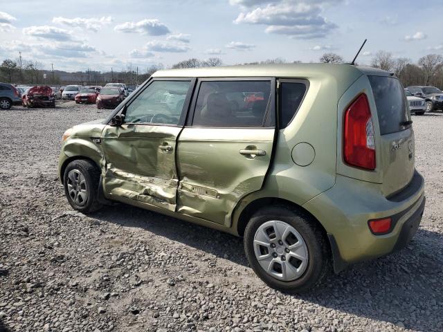 KNDJT2A59C7475188 - 2012 KIA SOUL GREEN photo 2