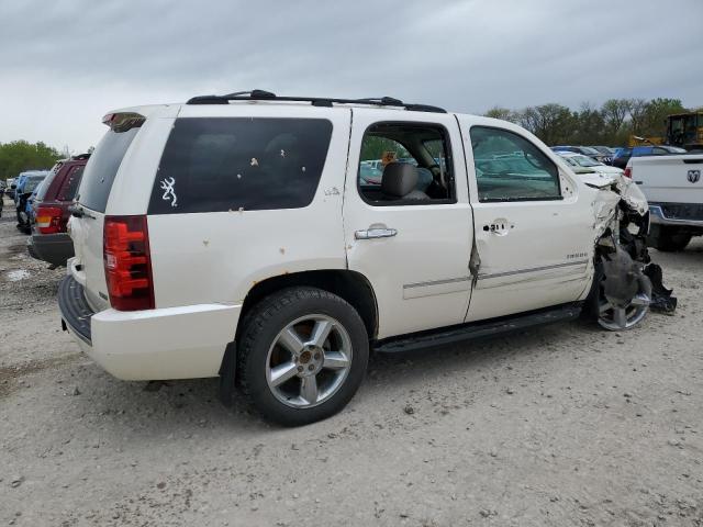 1GNSKCE08BR260973 - 2011 CHEVROLET TAHOE K1500 LTZ WHITE photo 3